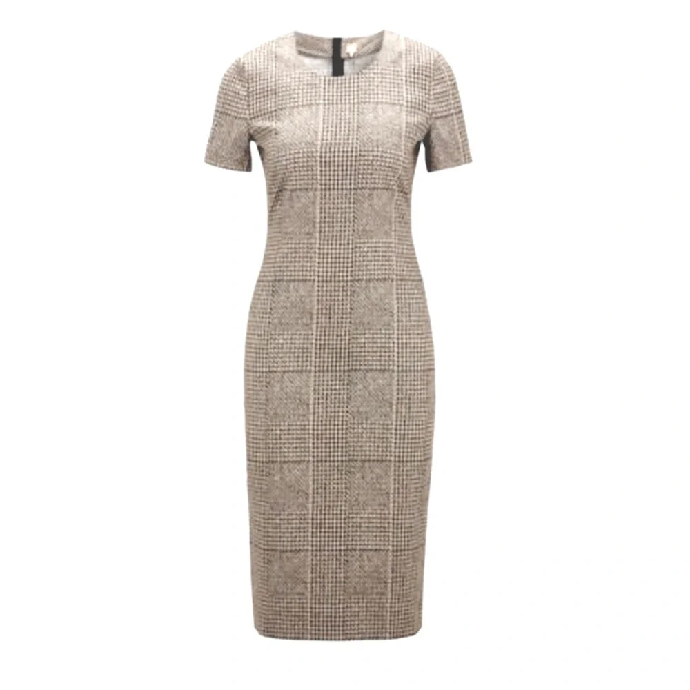 NWT HUGO BOSS Glenn Plaid Sheath - Picture 10 of 11